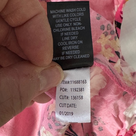 Torrid 00 Women's Pink Floral Off-Shoulder Mini Fit & Flare Dress M/L Summer - Picture 7 of 12